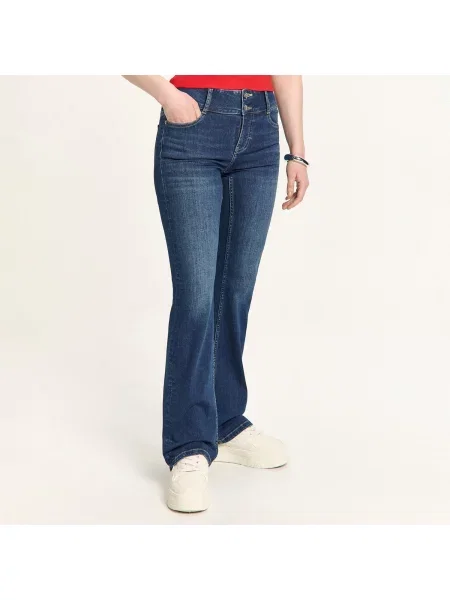Cropp Джинси bootcut темно-синій сині