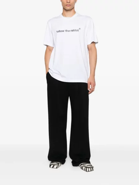 Tricou Msgm cu imagine alb