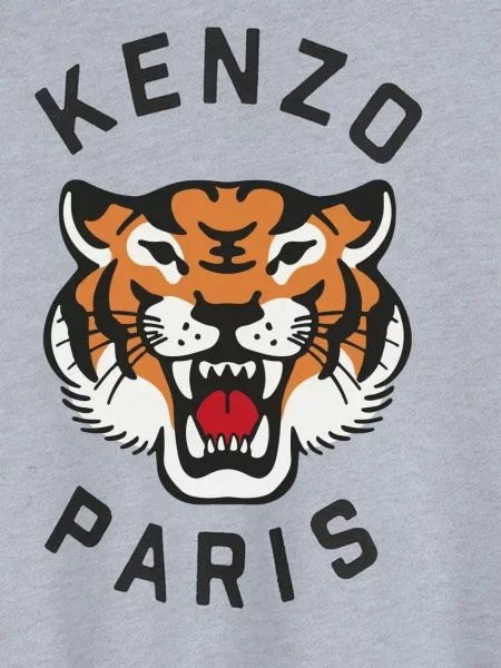 Bluza z kapturem dziecięca Kenzo szara