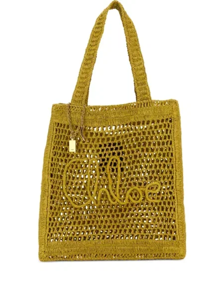 Geantă de plajă Chloé galben