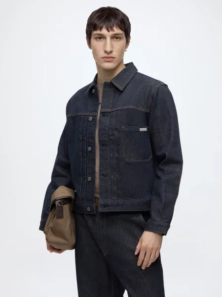 Calvin Klein Jeans Prechodná bunda tmavomodrá