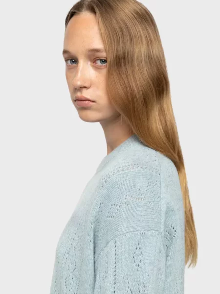 Шерстяной свитер Zadig&voltaire голубой