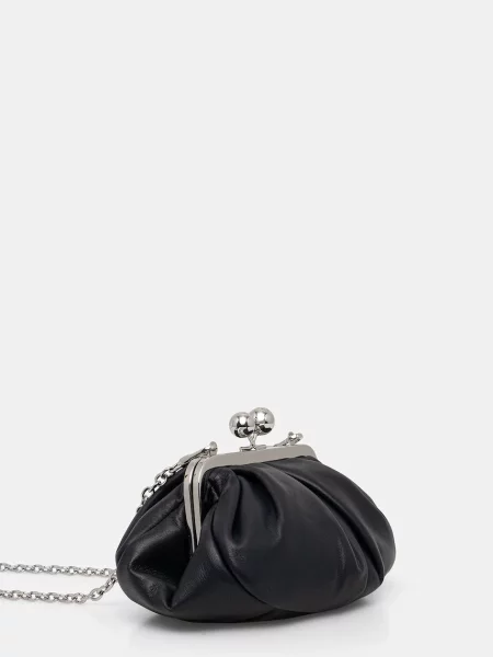 Шкіряна сумочка Weekend Max Mara PRATI синій