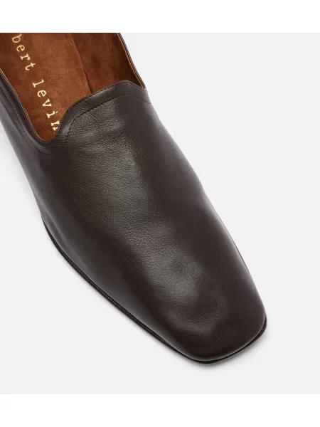 Pantofi loafer Herbert Levine din piele maro