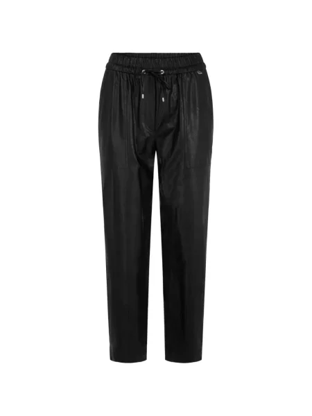 Stahovací šňůrka kalhoty Marccain černé