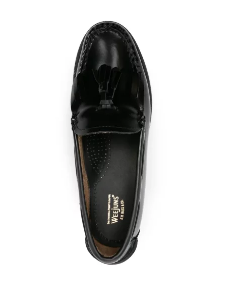 Δερμάτινα loafers G.h. Bass & Co. μαύρο