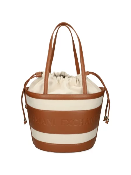 Șnur de strângere geantă bucket Armani Exchange