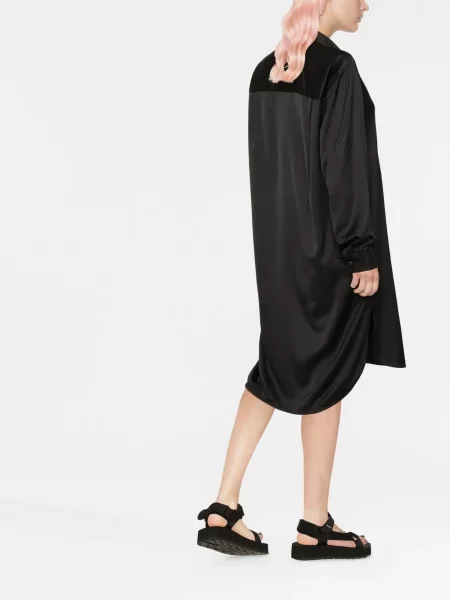 Rochie tip cămașă Diesel de costum negru
