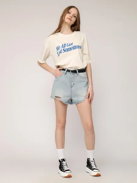 Шорти джинсові YUKI блакитний