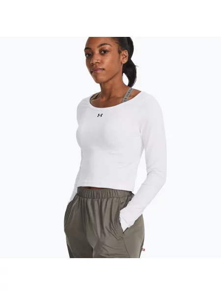 Sneakerși Under Armour cu mâneci lungi alb