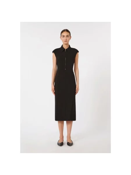 Sukienka midi Max Mara Studio czarna