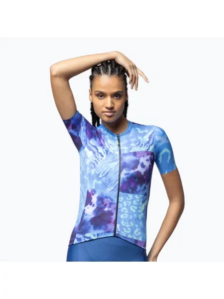 Футболка велосипедна Alé Linfa blue combo синя