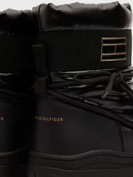 Детские дутики Tommy Hilfiger черные