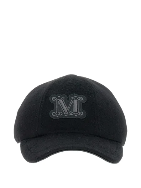Șapcă Max Mara de lână negru