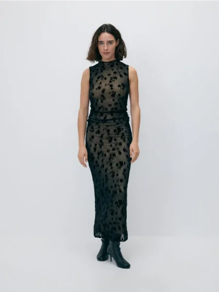 Reserved Spódnica maxi czarny