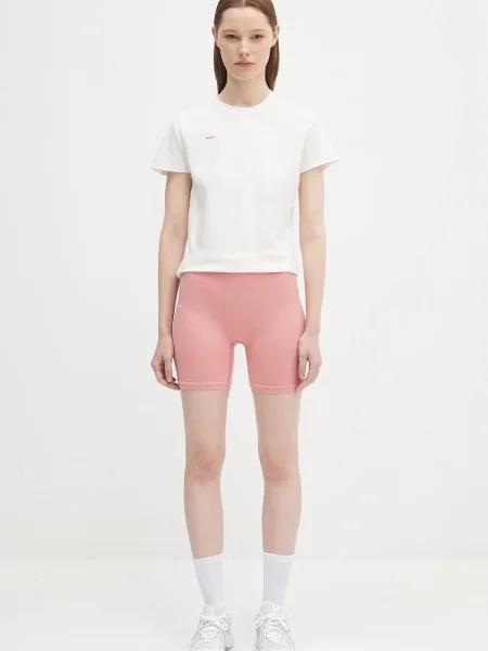 Футболка Pangaia Cotton-Stretch T-shirt білий