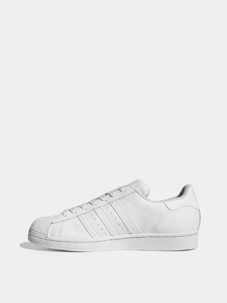 Кожаные кеды Adidas белые
