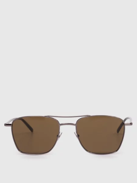 Сріблясті сонцезахисні окуляри Saint Laurent