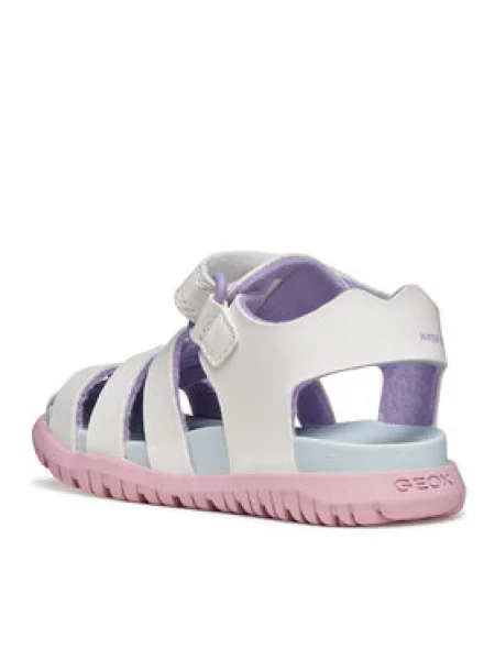 Sandále Geox B Sandal Fusbetto Gi biela
