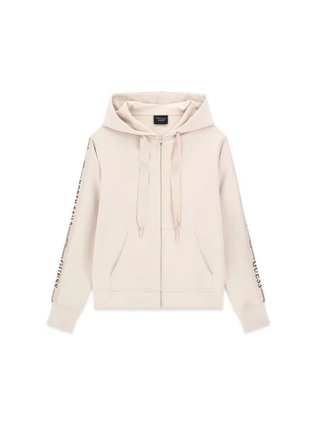 Pulover Guess cu glugă bej