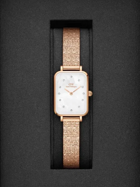 Daniel Wellington Ceas Quadro Lumine Pressed Piano Auriu