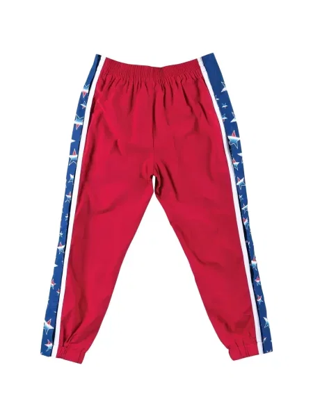 Pantaloni Mitchell & Ness alergare roșu