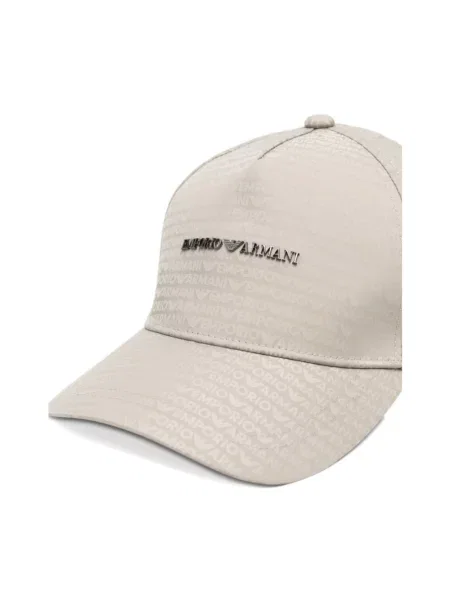 Emporio Armani czapka z daszkiem szara