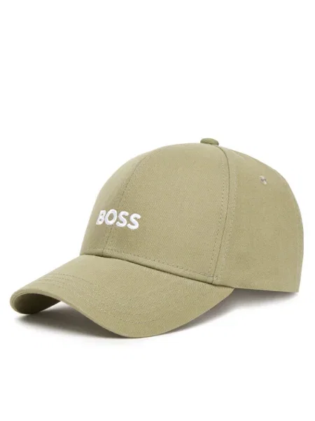 Шапка с козирка BOSS зелен