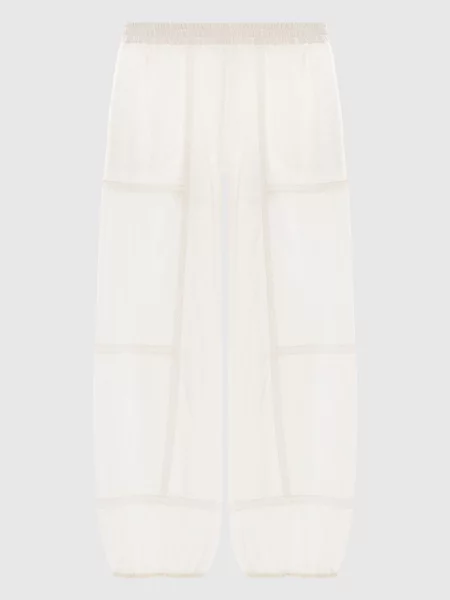 Джогери з мереживом Twinset білі