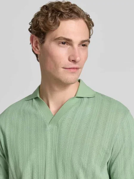 Koszulka polo o kroju regular fit z mieszanka bawełny model TRAVIS' Selected Homme