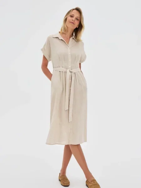 Rochie Marisse de in de costum bej