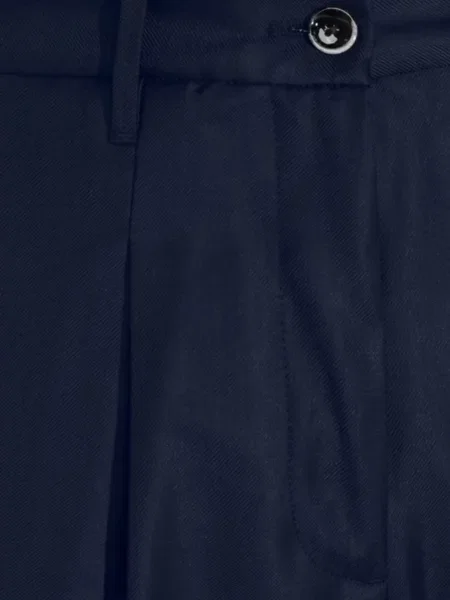 Pantaloni Nine In The Morning plisate albastru