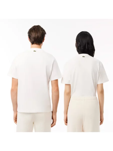 Lacoste футболка унісекс Classic fit біла