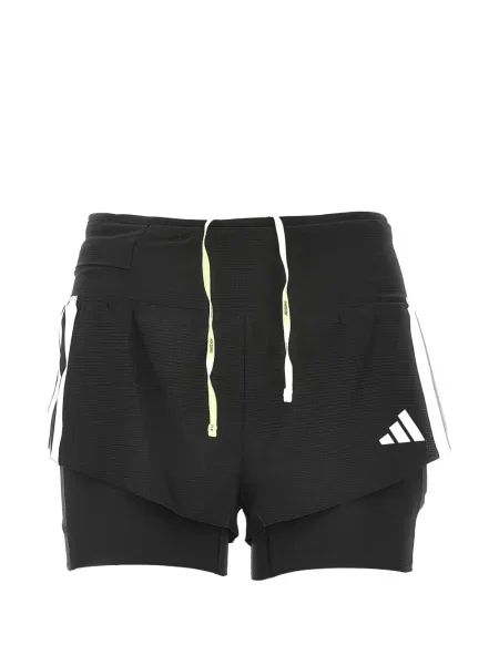 Pantaloni scurți Adidas cu imagine cu model leopard maro