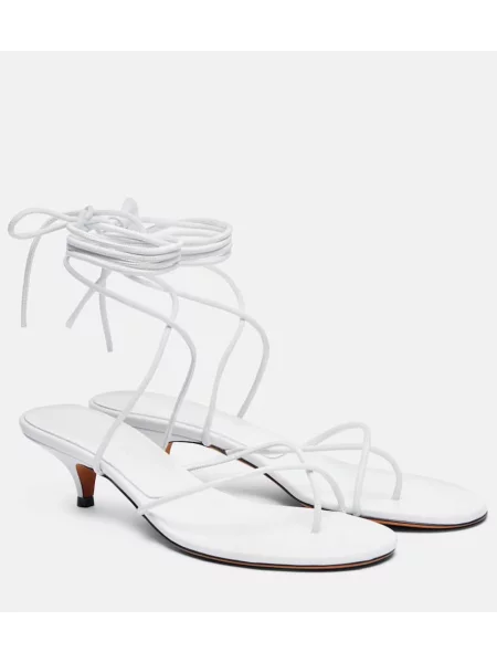 Sandale Proenza Schouler din piele alb