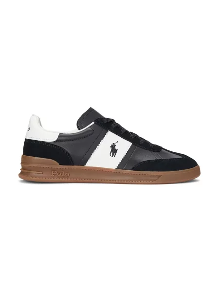 Polo Ralph Lauren sneakers din piele Hrt Aera Pp negru