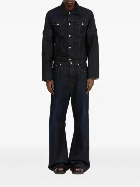 Geacă de blugi Mm6 Maison Margiela albastru