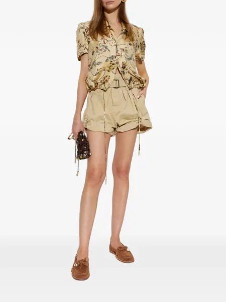 Cămașă Kenzo de mătase cu model floral