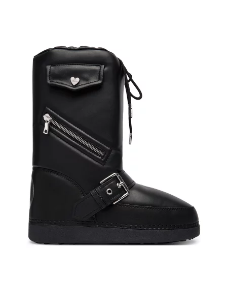 Cizme de zăpadă LOVE MOSCHINO negru