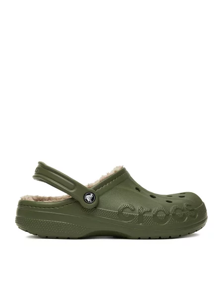 Crocs Papucs C-BAYA LINED CLOG zöld