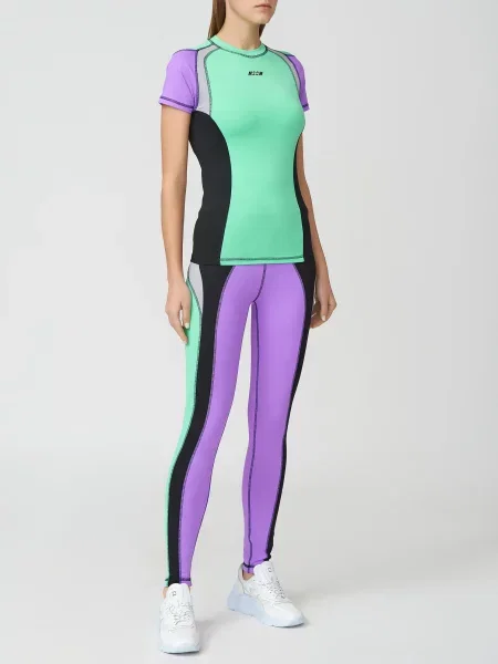 Футболка Msgm зелена
