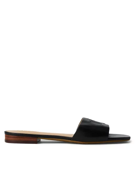 Natikače LAUREN RALPH LAUREN Everley crna