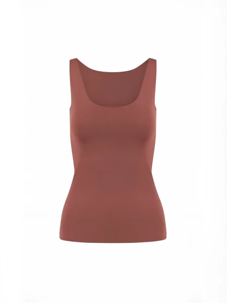 Coster Copenhagen Top CC Heart ruginiu maro