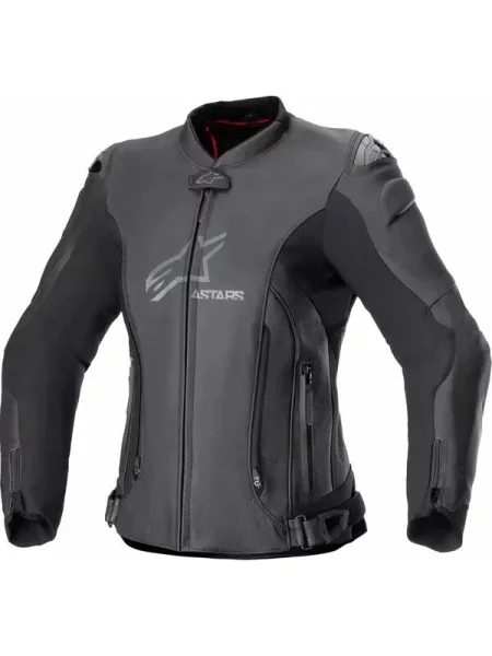 Skórzana kurtka motocyklowa dla kobiet Alpinestars GP+R V4 czarna