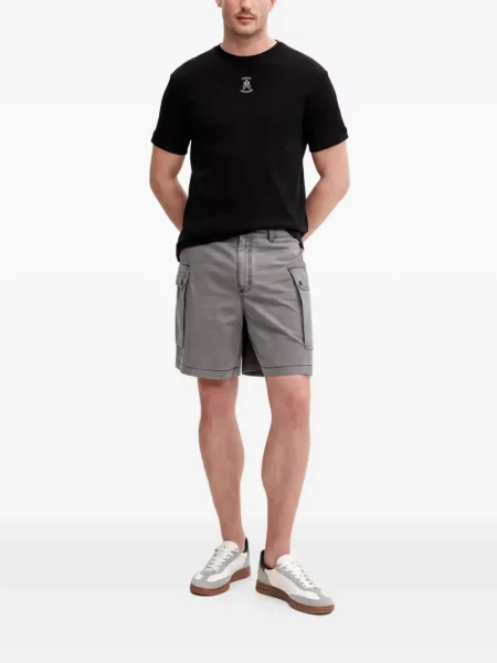 Kerek nyakú póló Armani Exchange fekete