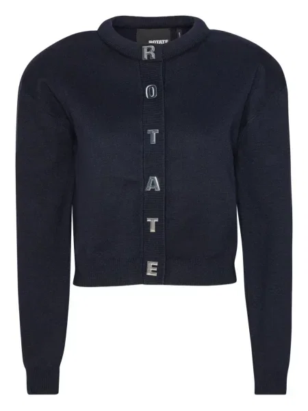 Megztas kardiganas Rotate Birger Christensen mėlyna