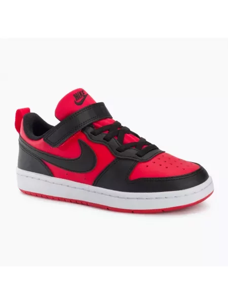 Buty dziecięce Nike Court Borough Low Recraft university red/white/black czerwone