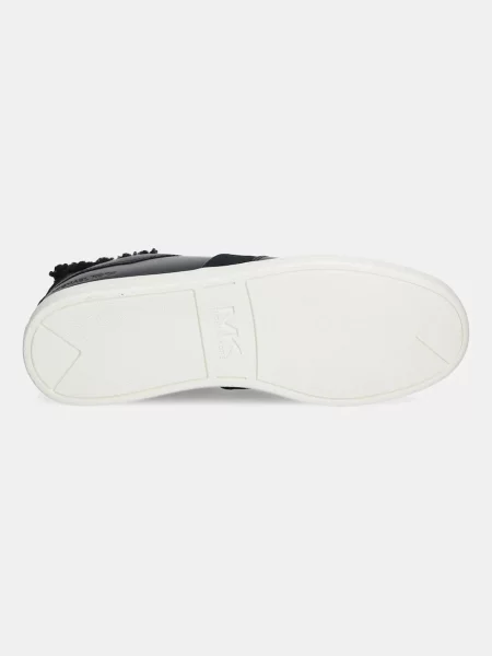 Кожаные кроссовки Michael Kors черные
