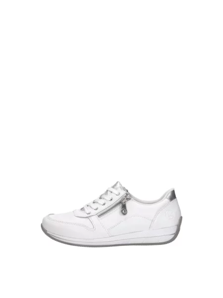 Sneakersy Rieker sznurowane białe