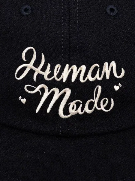 Human Made pălărie din amestec de lână WOOL bleumarin